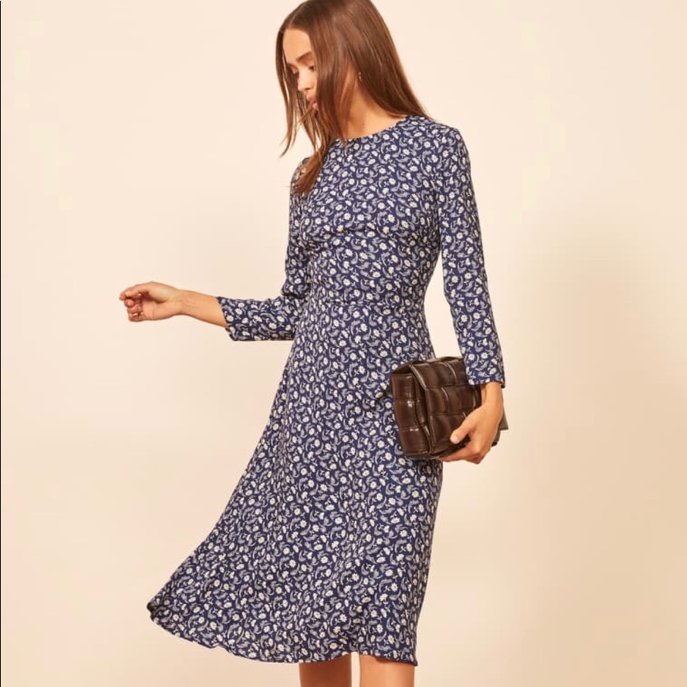 NWT Reformation Moon Monterey High Neck Dress